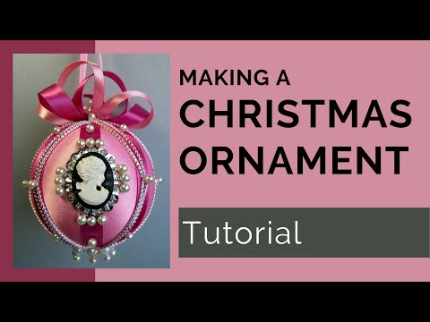 Victorian Style Christmas Ornament Tutorial